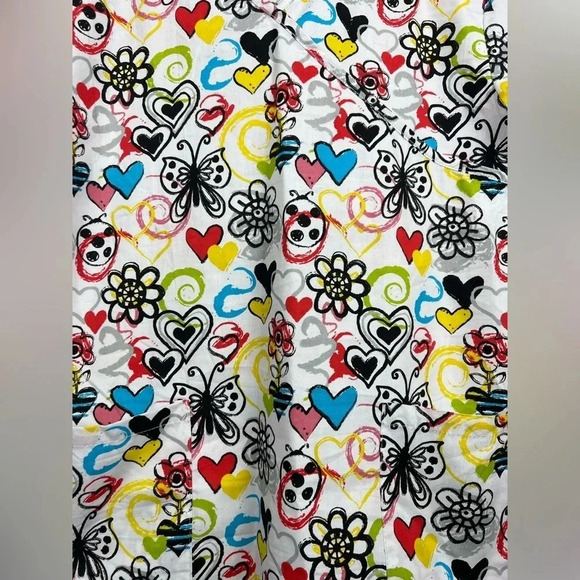 Super Cute Colorful MetroScrubs Size S - Picture 2 of 6